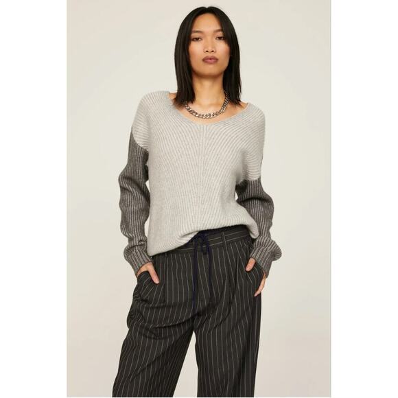 NAADAM Grey Fisherman Sweater size XL - Picture 1 of 3